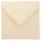 JAM Paper 5" x 5" Ivory Square Invitation Envelopes with Euro Flap